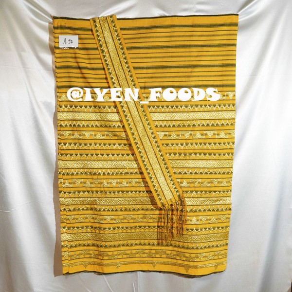 A92 KAIN TAPIS ABUNG BAHAN KUNING MOTIF TAJUK A92 KAIN TAPIS ABUNG BAHAN KUNING MOTIF TAJUK